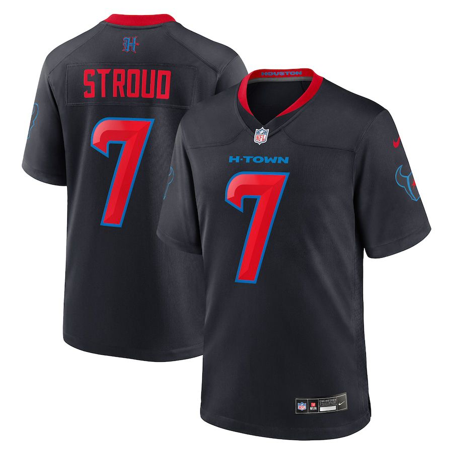 Men Houston Texans #7 C.J. Stroud Nike Navy 2nd Alternate Game NFL Jersey->houston texans->NFL Jersey